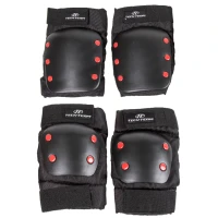 Набор защиты Tech Team Safety Line 1000 черный (РАЗМЕР S)