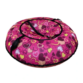 Тюбинг ПОКАТУШКИ D-0,95м Разноцветные Сердечки